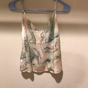 Marble Print Women's Top